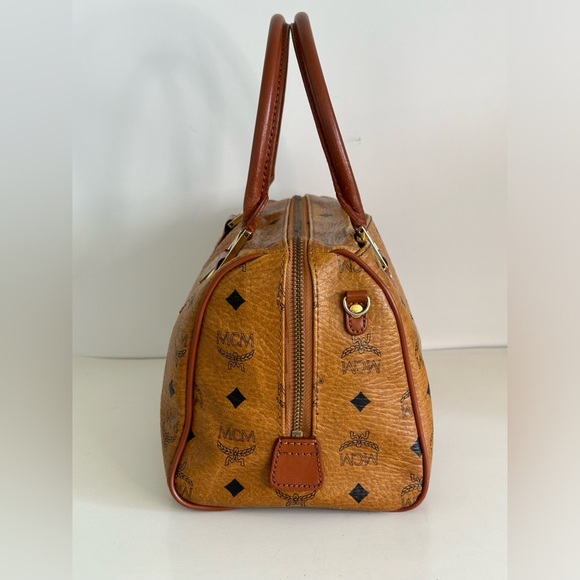 MCM Visetos Leather Vintage 2Way Shoulder Hand Bag - Picture 4 of 14